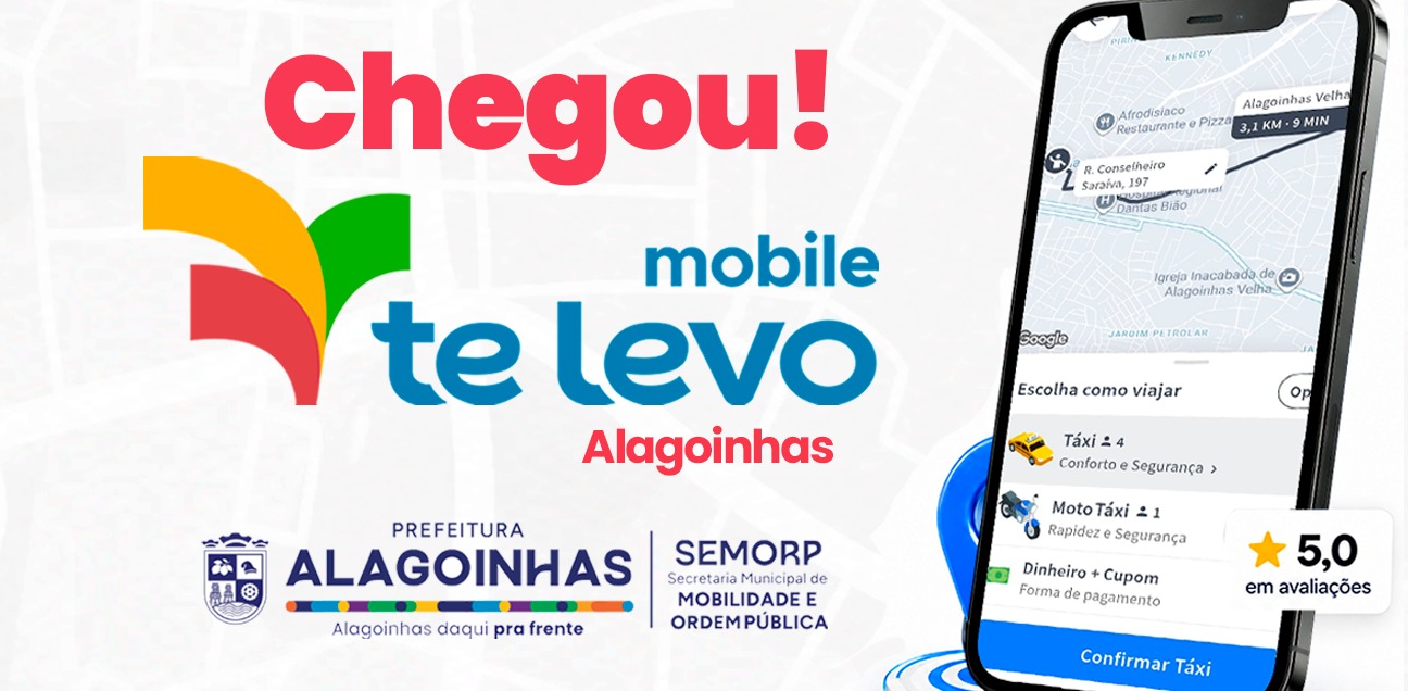 Aplicativo Te Levo Alagoinhas começa a funcionar no município
